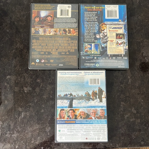 DVD - BIG MIRACLE. Hugo, The Wild - 3 DVD’s - Family Movies - Picture 2 of 2